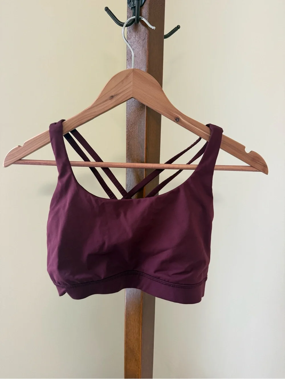 lululemon athletica Strappy Sports Bra - Wine